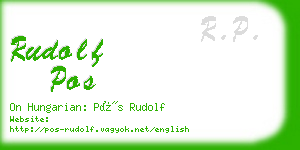 rudolf pos business card